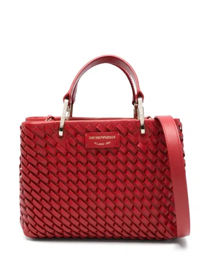 Emporio Armani Woven Tote Bag