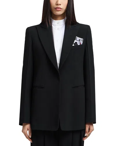 EMPORIO ARMANI ENVER SATIN BLAZER