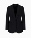 Emporio Armani Jackets Black In Black
