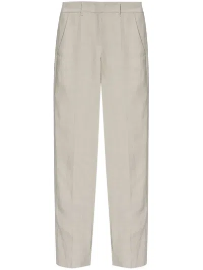 Emporio Armani Envers Trousers In Nude