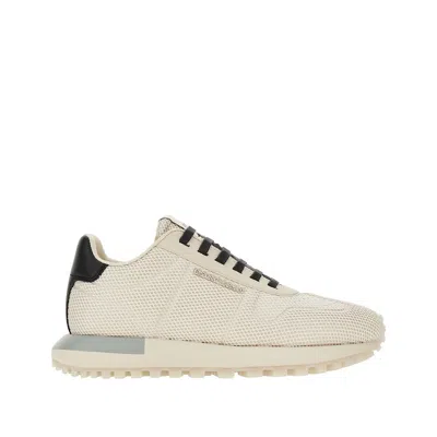 Emporio Armani Esh Sneakers In Beige