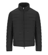 Emporio Armani Nylon Padded Jacket In Black