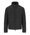 Emporio Armani Essential Black Down Jacket In Black