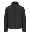Emporio Armani Essential Black Down Jacket In Black