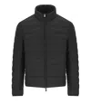 Emporio Armani Essential Black Down Jacket In Black
