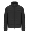 Emporio Armani Essential Black Down Jacket In Black