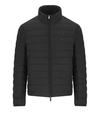 EMPORIO ARMANI ESSENTIAL BLACK DOWN JACKET