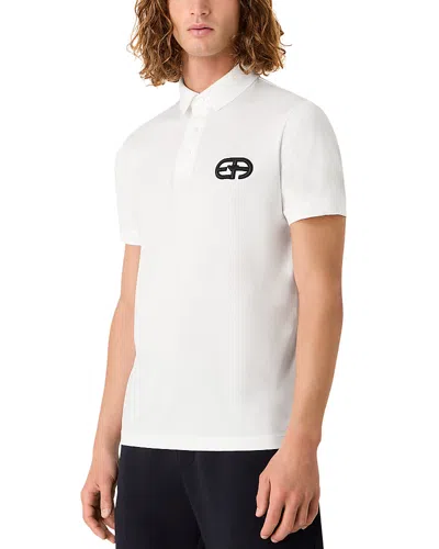 EMPORIO ARMANI ESSENTIAL EA RECREATE EMBROIDERED LOGO POLO