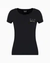 Emporio Armani Evolution Cotton-blend Jersey T-shirt In Black