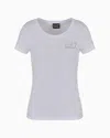 Emporio Armani Cotton-blend Jersey Evolution T-shirt In White