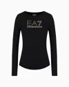 Emporio Armani Evolution Long-sleeved T-shirt In Black