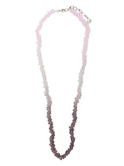 EMPORIO ARMANI NECKLACE,EW001781.AF15469 M4037 PINK GREY