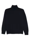 Emporio Armani Exclusive Cashmere Turtle-neck Sweater In Black