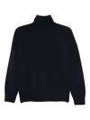 Emporio Armani Exclusive Cashmere Turtle-neck Sweater In Black
