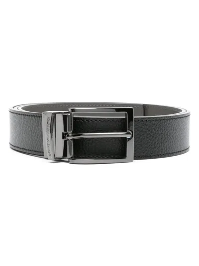EMPORIO ARMANI EXCLUSIVE EMPORIO ARMANI EXCLUSIVE LEATHER BELT