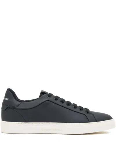 Emporio Armani Exclusive Leather Sneakers
