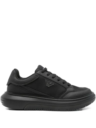 Emporio Armani Exclusive Men's Sneakers In Black