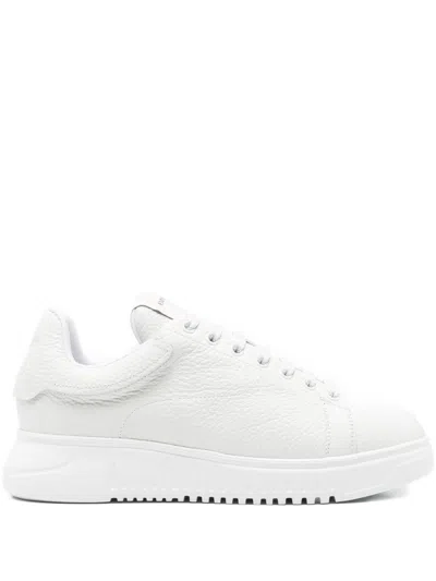 Emporio Armani Exclusive Men's Sneakers In White