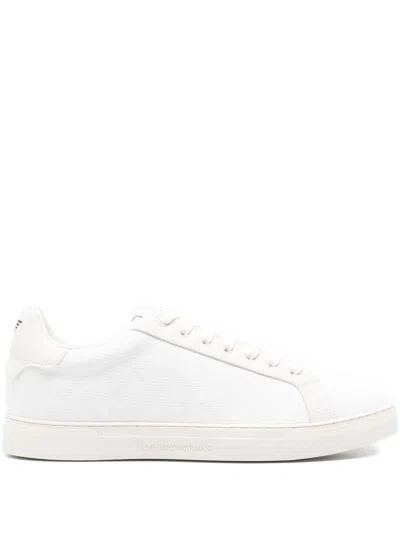 Emporio Armani Exclusive Men's Sneakers In White