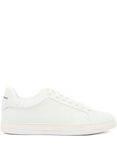 Emporio Armani Exclusive Men's Sneakers In White