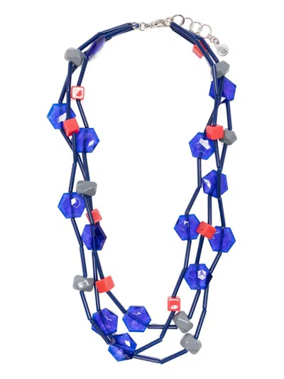Emporio Armani Exclusive Necklace In Blue