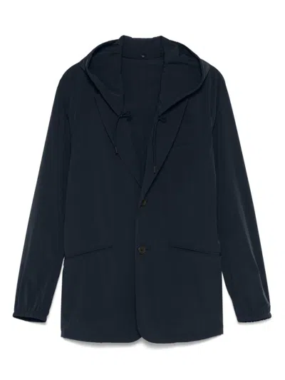Emporio Armani Exclusive Nylon Hooded Blazer Jacket