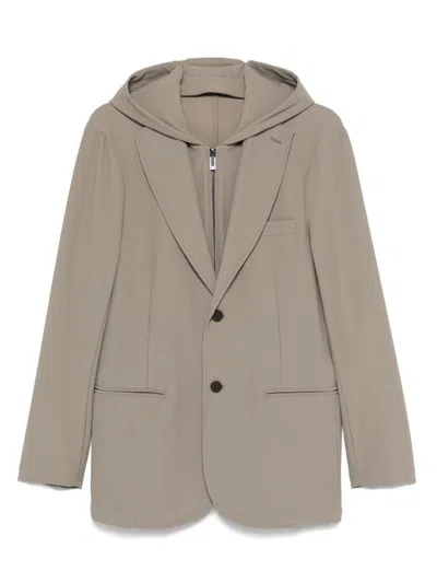 Emporio Armani Exclusive Nylon Single-breasted Blazer