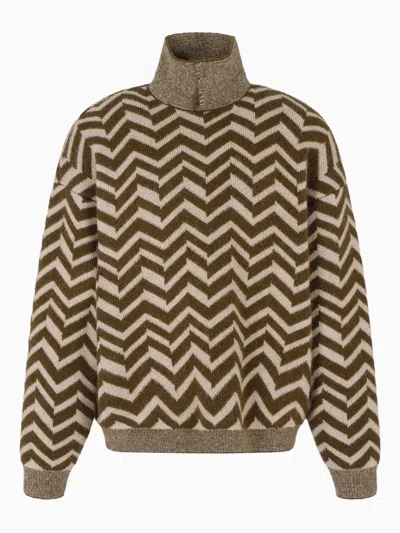 Emporio Armani Exclusive Sweaters Light And Natural In Multi
