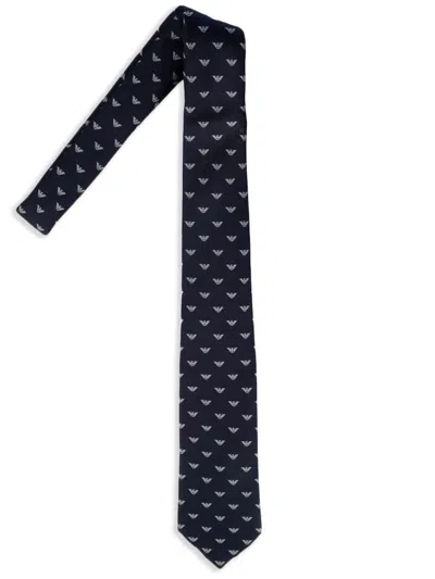Emporio Armani Exclusive Ties Blue In Orange