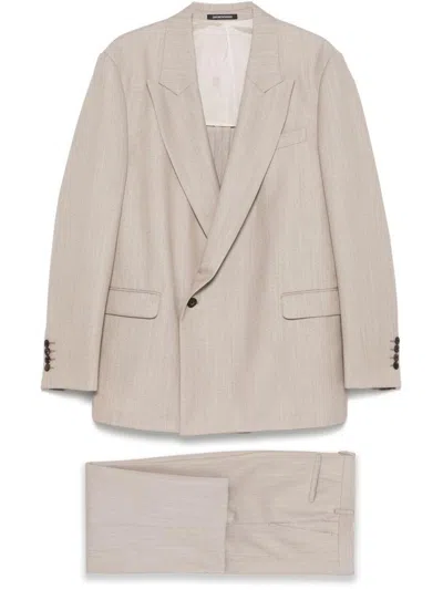 EMPORIO ARMANI EXCLUSIVE EMPORIO ARMANI EXCLUSIVE WOOL SINGLE-BREASTED SUIT