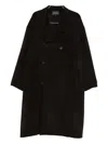 Emporio Armani Exclusive Wool Trench Coat In Brown