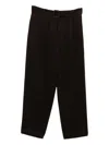 Emporio Armani Exclusive Wool Trousers In Brown