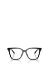 Emporio Armani 54mm Cat Eye Optical Glasses In Brown