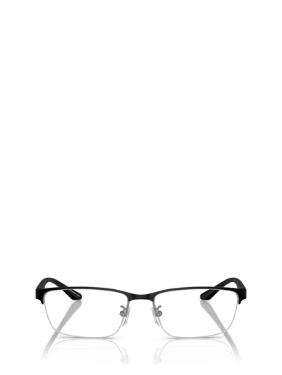 Emporio Armani Eyeglasses In Matte Gunmetal / Black