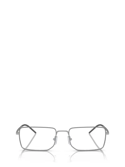 Emporio Armani Eyeglasses In Matte Silver