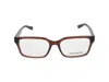 Emporio Armani Rectangle Frame Sunglasses In Brown