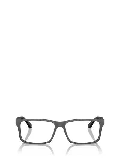 Emporio Armani Eyeglasses In Rubber Black