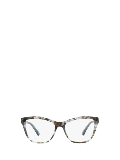 Emporio Armani Eyeglasses In Shiny Blue Havana