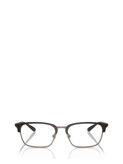 Emporio Armani Eyeglasses In Shiny Brown / Matte Pink Gold