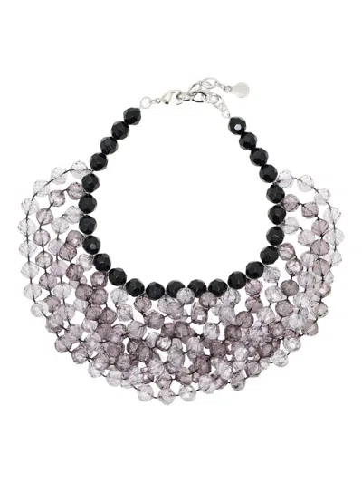 EMPORIO ARMANI EMPORIO ARMANI FACETED CRYSTAL BEAD NECKLACE