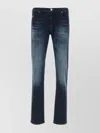 Emporio Armani Faded Effect Stretch Denim Jeans
