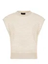 Emporio Armani Sweater  Woman Color Beige In Fancy Beige
