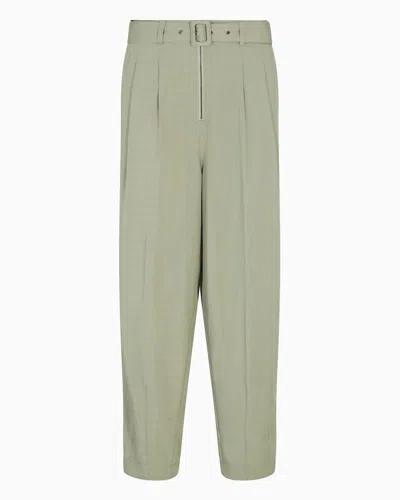 Emporio Armani Fashion Trousers In Green