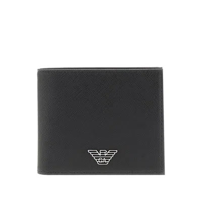 Emporio Armani Faux Leather Bi-fold Wallet