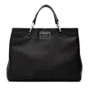 Emporio Armani Medium Myea Shopper Bag In Synthetic Leather In Black