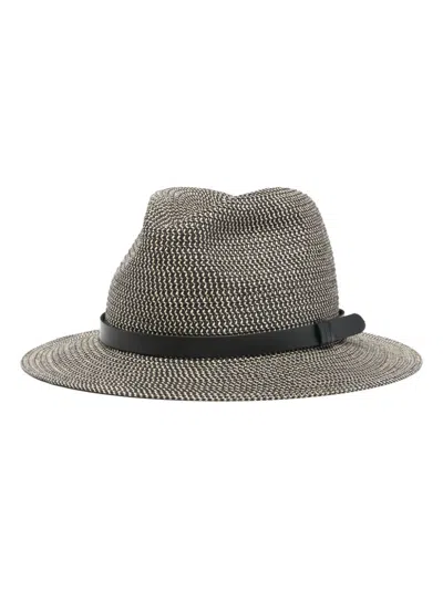 Emporio Armani Fedora Hat In Black