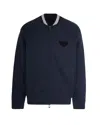 Emporio Armani Felpa Bomber Blu Navy In Blue