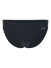 Emporio Armani Fine-ribbed Swim Briefs In Blue
