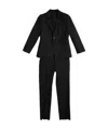Emporio Armani Fitted Single-breasted Suit Set In Black