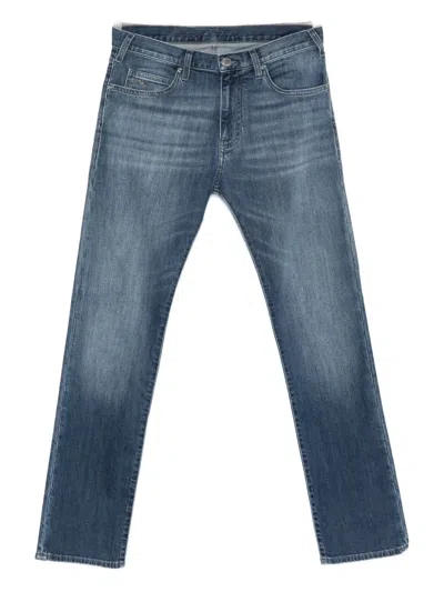Emporio Armani Denim Cotton Jeans In Blue